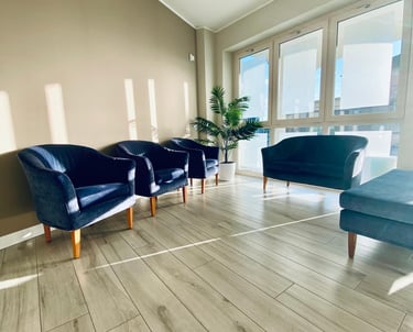 Sala d'attesa studio dentistico dott. Pierluca Vivaldini a Gambara