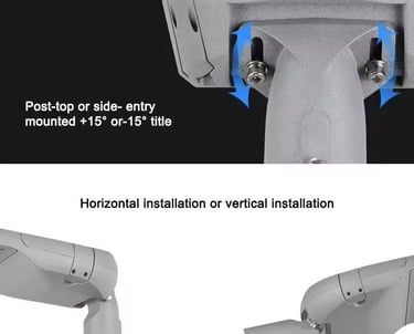 Adjustable-Angle LED Street Lights