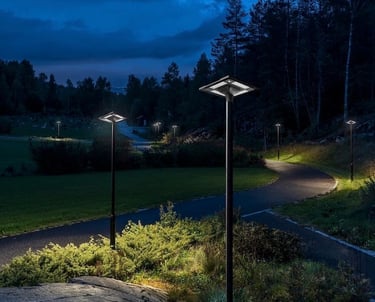 Outdoor Solar Powered LED Garden Lighting