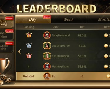 Royal Casino Game main menu showing Teen Patti, Slots, and Poker options on mobile app