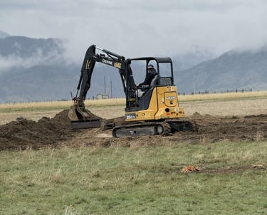 excavator digging