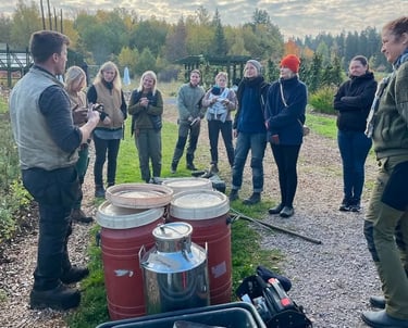 Josef Winter leading the workshop