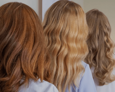 tres melenas con tonos diferentes