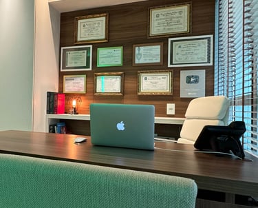 Consultório médico, sala de atendimento