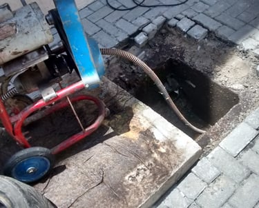 desentupimento de esgoto
