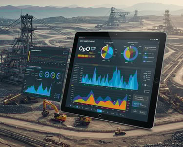 a tablet computer with a tablet displaying a dashboard dashboard