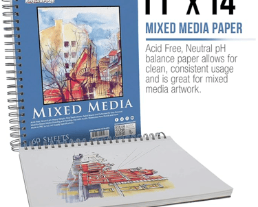 Mixed Media Paper Pad of 60 sheets