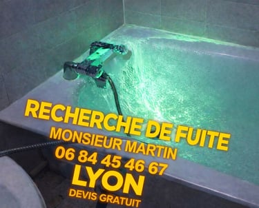 Urgence recherche de fuite d eau agree assurance Lyon