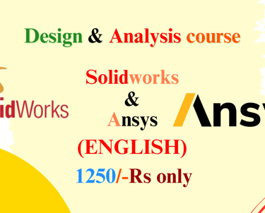 solidworks and ansys course in english for lowest cost