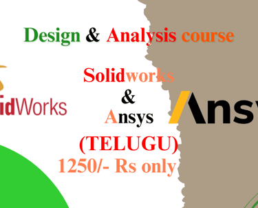 solidworks and ansys course in telugu
