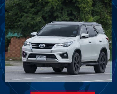 Fortuner on rent in Allahabad