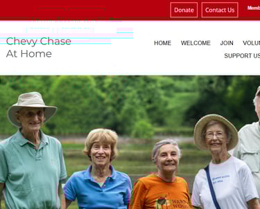 Chevy Chase At Home Website Homepage