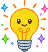 Foco encendido que simboliza creatividad, ideas e innovación.