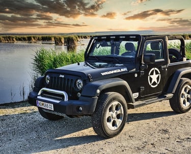 Jeep für die Bienensafari-Tour