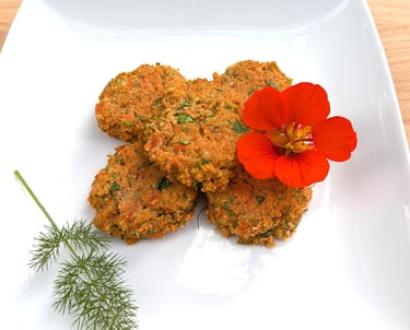 Salmon & quinoa cakes with herbs. Gluten-free cooking workshop portland clackamas oswego oregon city
