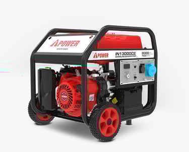 Gasoline generator with reliable performance