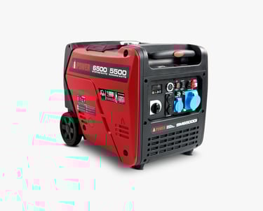 Inverter generator for home or recreational use