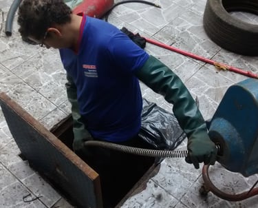 desentupimento de esgoto