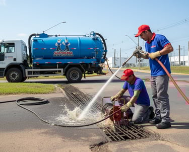 desentupimento de aguas pluviais