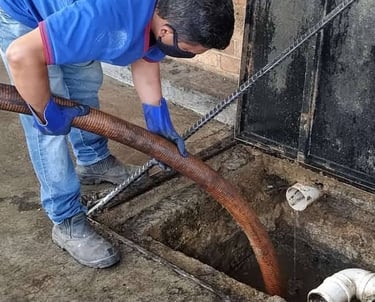 desentupimento de caixa de gordura