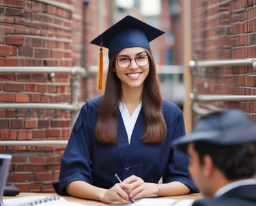 Students studying online with laptops and books in a cozy home setting.
