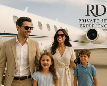 Viaggio in jet privato per famiglia con bambini