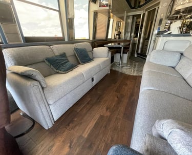 RV Flooring in a Class A 