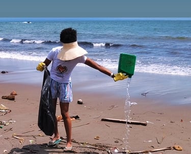 # No limpies la playa una vez, deja de ensuciarla siempre!