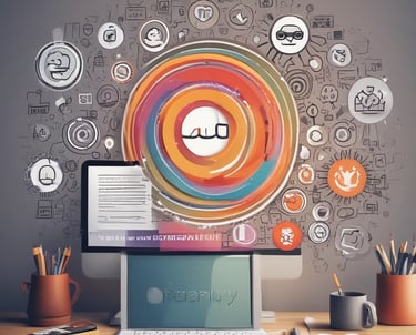 A grey processor chip with the letters 'AI' prominently displayed in blue, set against a subtle background with faint outlines of a map.