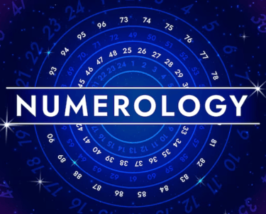 a blue and white numerall numerall numerall numerall