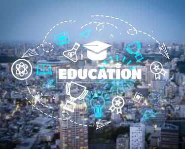 a city skyline with a cityscapeople and a cityscapeople