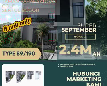 Taman parahyangan Golf Kavling 2