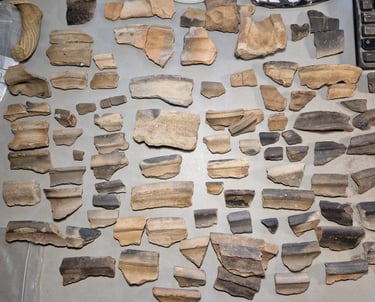 Rim sherds from a site at Leiston, Suffolk