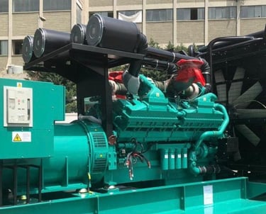 Cummins QSK60 G4 2250 kVA, 380v. 50 Hz.