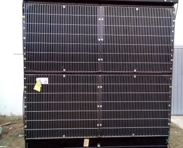 Radiator for a Surplus CAT 3512C, 1045kW Prime, 600v. 60 Hz. 1200 RPM, Diesel Generator Set