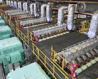 342 MW, 60 Hz. Complete HFO Power Plant