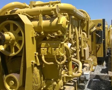 Surplus Caterpillar 3512B, 1200kW, 600v. 50 Hz