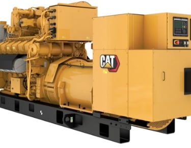 New Caterpillar G3512H, 1500 kW, 400v. 50 Hz.