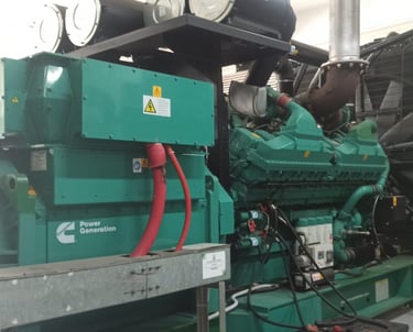 Cummins QSK60-G8, 2145kW, 400v 50 Hz.