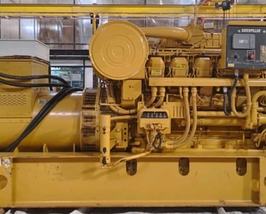 Caterpillar 3512B, 1472 kW, 450 v. 60 Hz. Marine Generator
