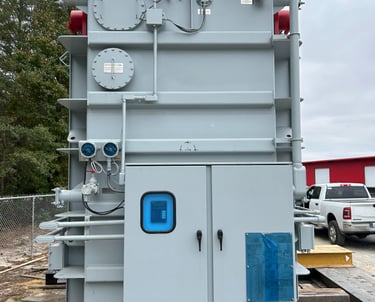 NEW 120 MVA Substation high voltage Transformer, 34.5kV Grounded Wye -> 230kV Grounded Wye
