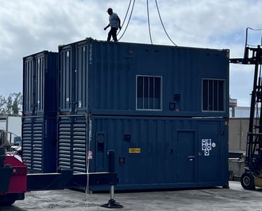 CUMMINS/AGGREKO Osprey, QSK60G22 Natural Gas Generator