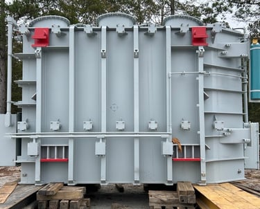 NEW 120 MVA Substation high voltage Transformer, 34.5kV Grounded Wye -> 230kV Grounded Wye