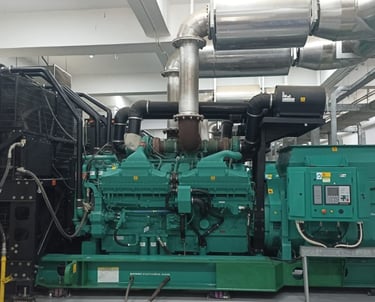 Cummins QSK60-G8, 2145kW, 400v 50 Hz.