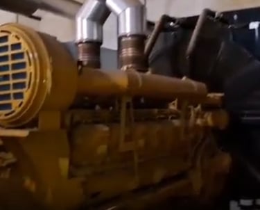 3616B, 13,800v. 60 Hz. Diesel Generators