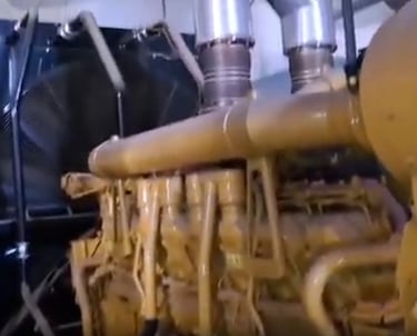 3616B, 13,800v. 60 Hz. Diesel Generators