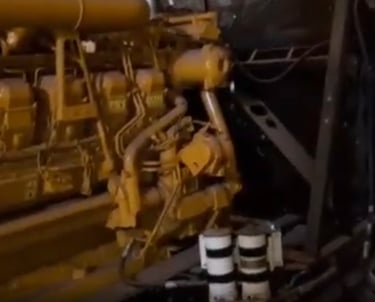 3616B, 13,800v. 60 Hz. Diesel Generators