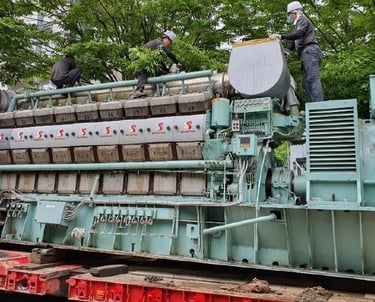 MAN 18V28/32H, 3.6 MW, 6600v. 60 Hz. Diesel Generator