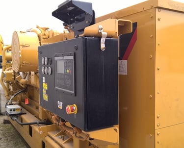 One (1) Surplus CAT 3512C, 1045kW Prime, 600v. 60 Hz. 1200 RPM, Diesel Generator Set