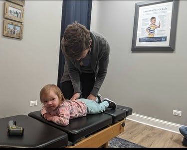Calming, sensory-friendly chiropractic office environment at Three Nails Chiropractic